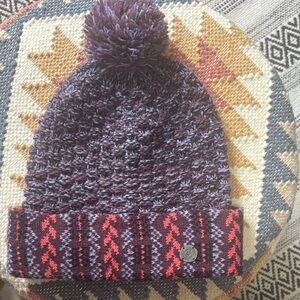 Pistil Multicolor Knit Pom-Pom Beanie